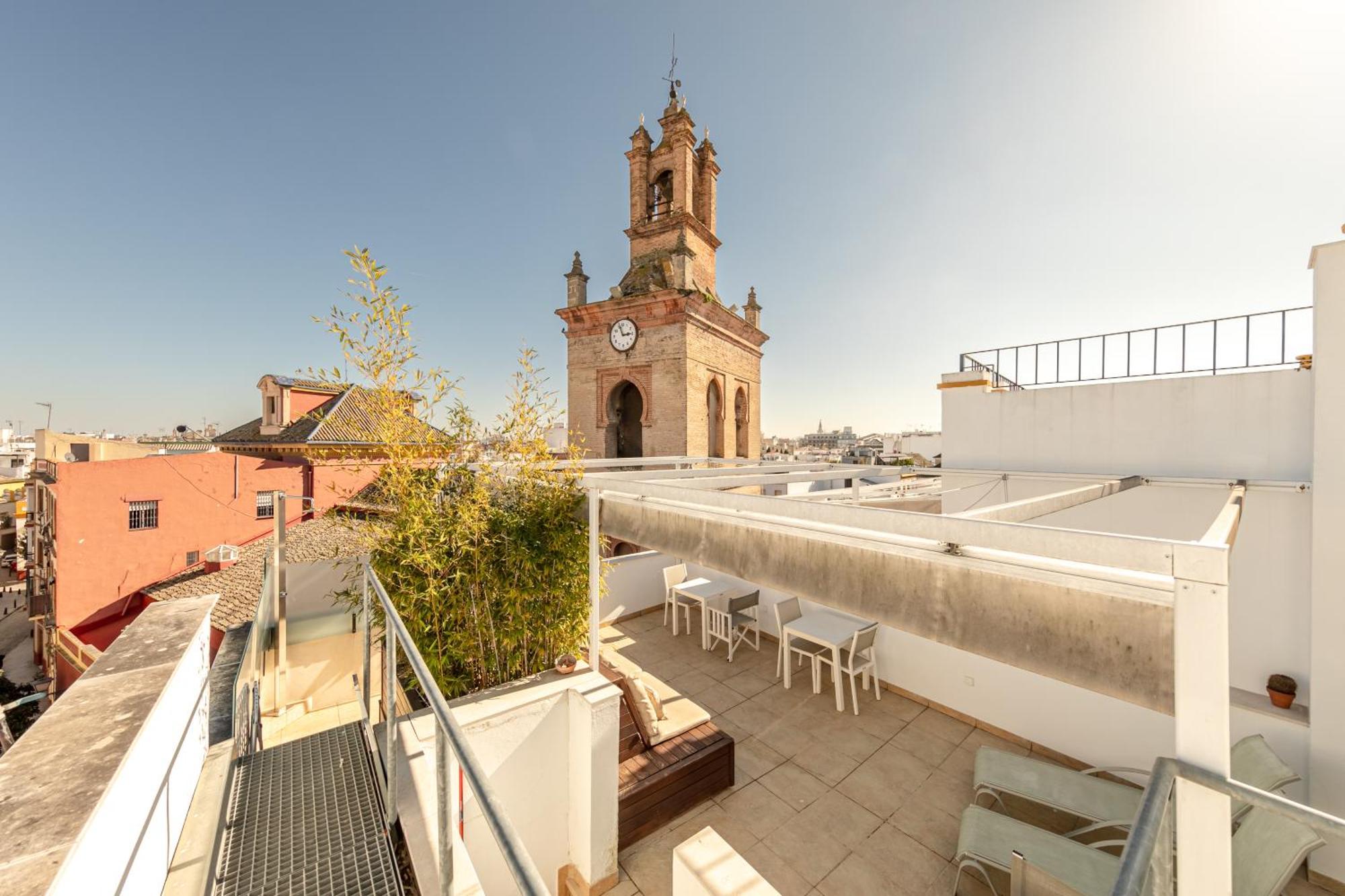 Apartamentos Eslava Sevilla Bagian luar foto