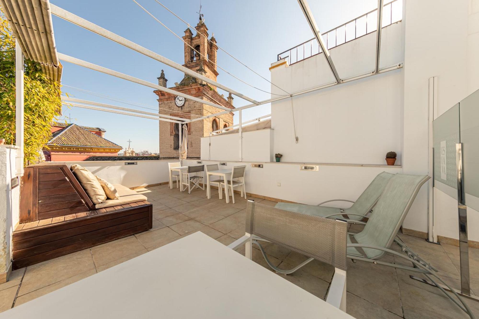 Apartamentos Eslava Sevilla Bagian luar foto
